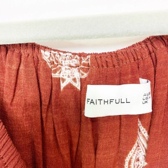 Faithfull Paisley Print Bardot Romper 2 - Picture 5 of 15